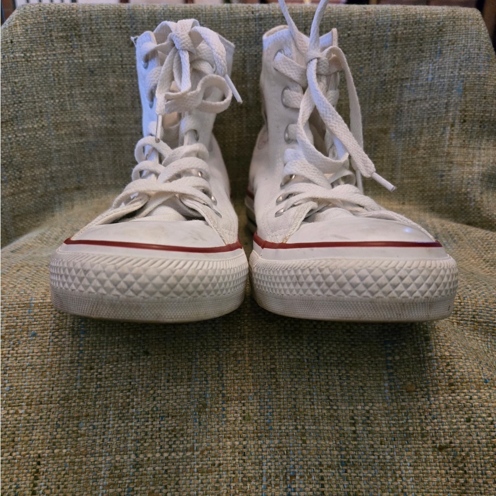Converse Chuck Taylor All Star High Top Sneaker US Women’s Size 7 White - Picture 5 of 12